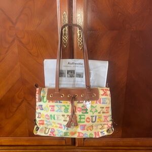 Dooney & Bourke Brown S Bag with Leather Trim